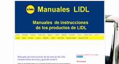 Desktop Screenshot of manualeslidl.com